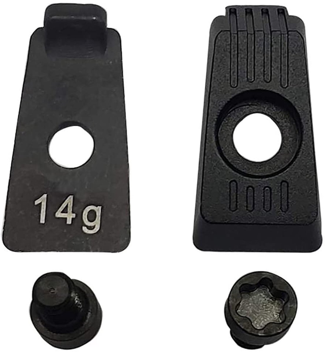 Dailygoods- Puttergewicht 14g - Compatibel met Spider X-serie - Hoge kwaliteit - Eenvoudig te installeren - 1 paar gewichten - Afmetingen 5,9"x7,84"x3,15 - Golfgewicht