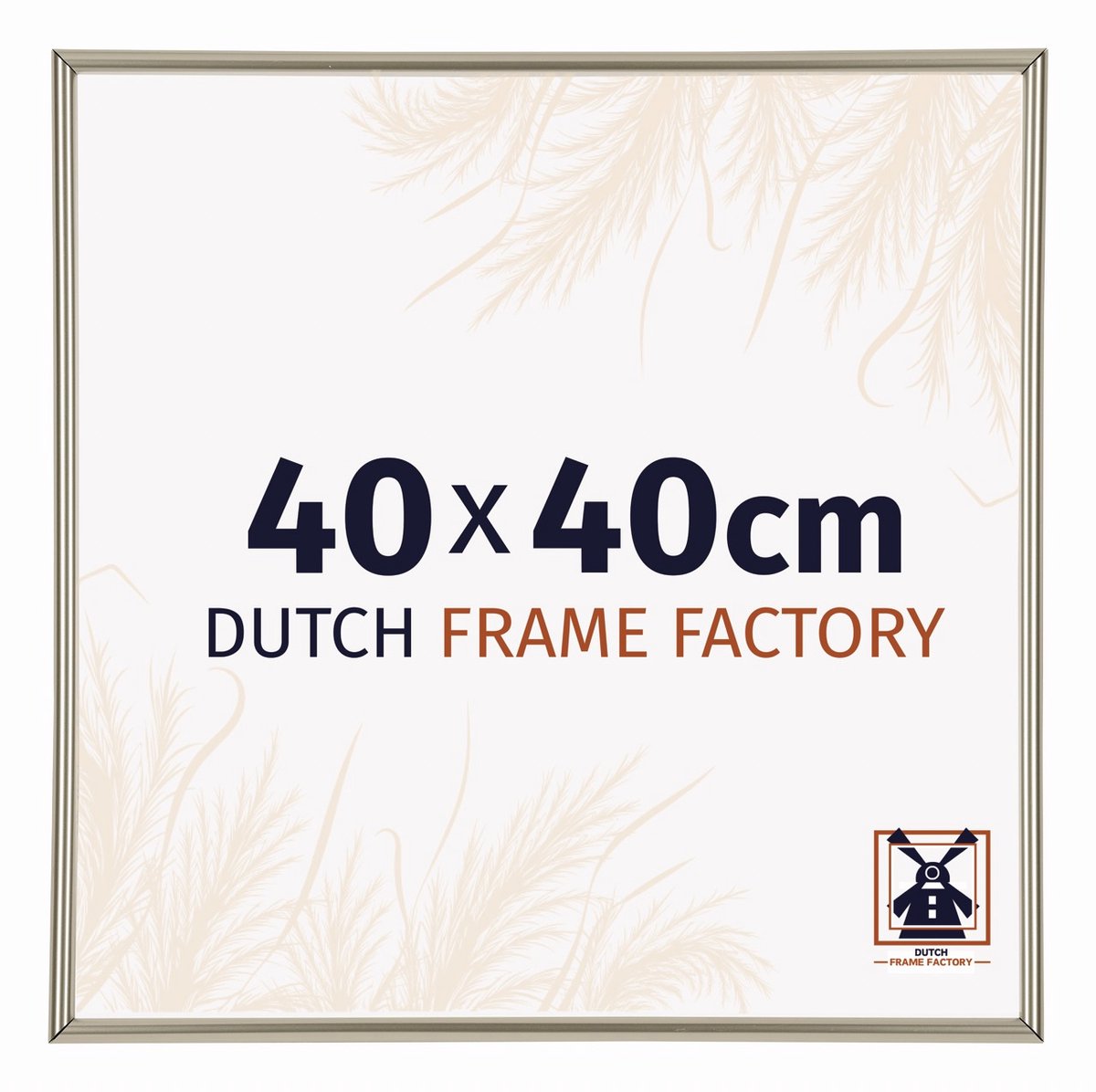 Dutch Frame Factory Fotolijst 40x40 cm - Kunststof - Champagne - Angers