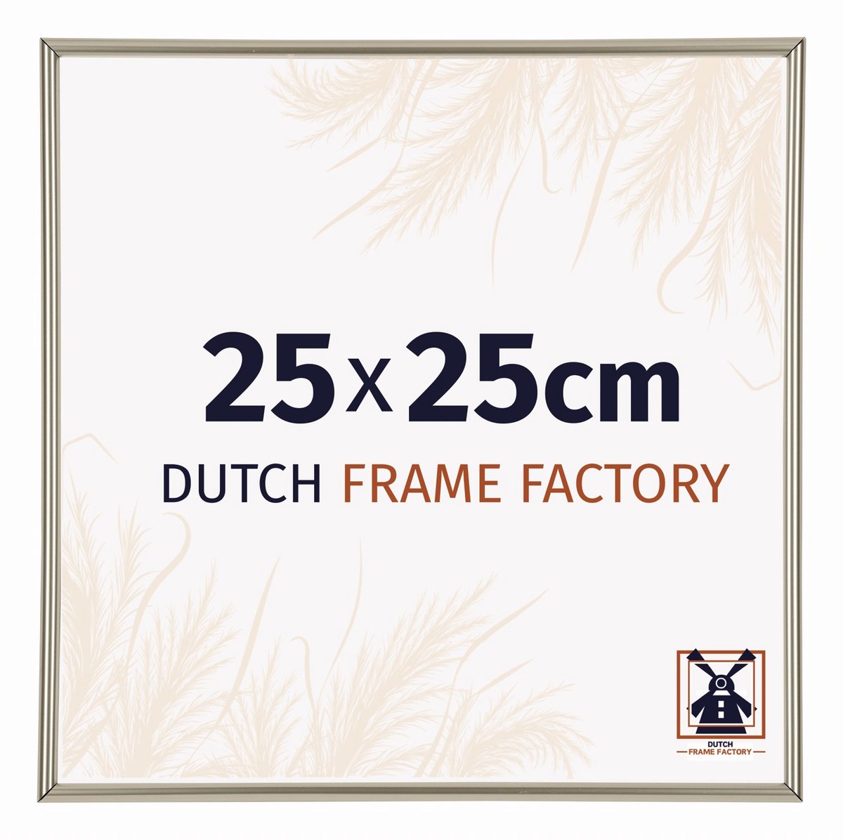 Dutch Frame Factory Fotolijst 25x25 cm - Kunststof - Champagne - Angers