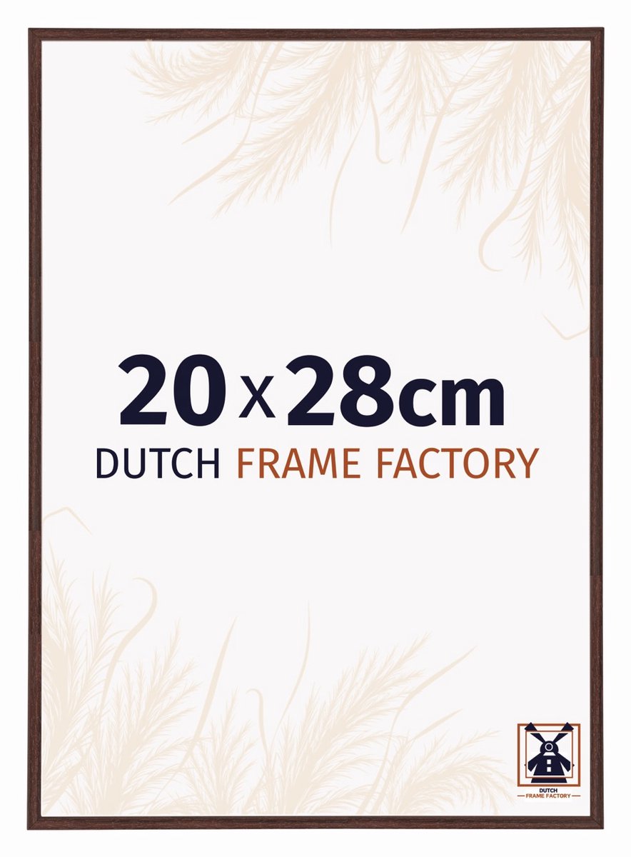 Dutch Frame Factory Fotolijst 20x28 cm - Kunststof - Bruin - Angers