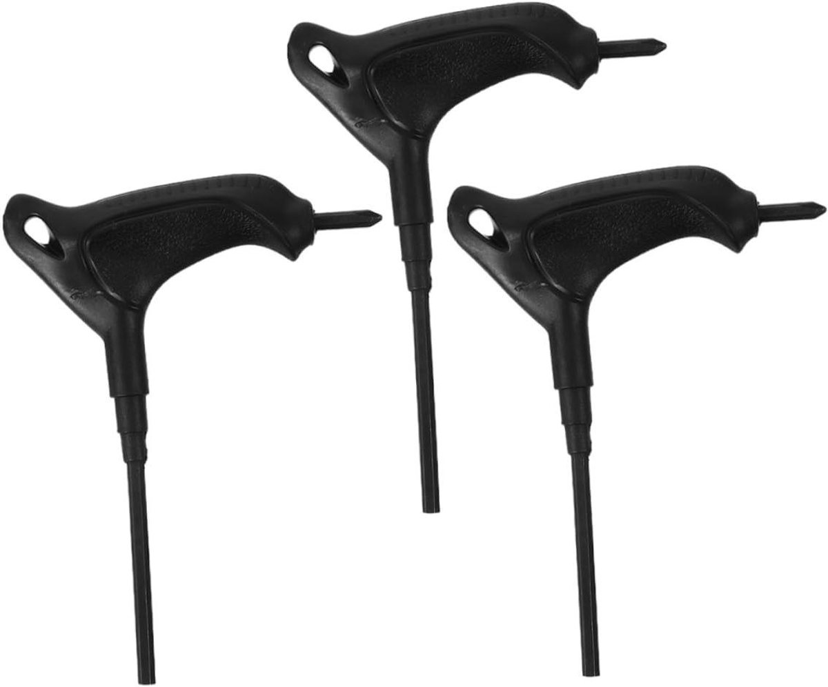 Skate Gereedschap - Onderhoudstool - Skate Onderhoud - Ergonomische T-greep - 12x9x1.5cm - Zwart