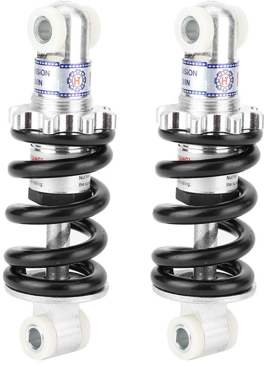 JHUBERS- Schokdemper 125mm 750LBS - Achter Schokdemper - ATV/Scooter - Bergwiel/Fiets - Achterwielophanging - Schokbestendig - Demper