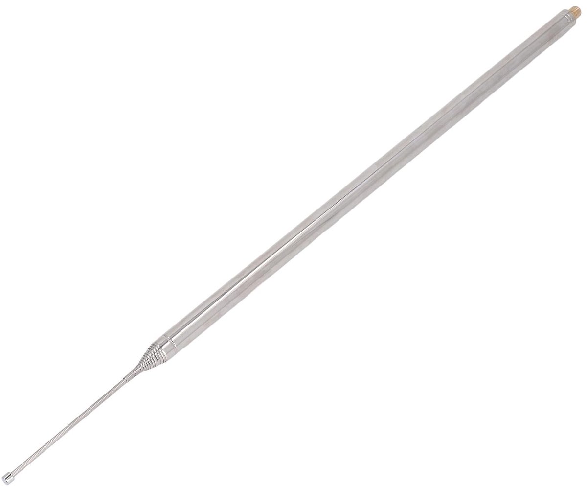 BRENZOOS- Telescopische Antenne 5,6 Meter - Drie-in-één Antenne - Roestvrij Staal - Lichtgewicht - Flexibel - Stabiel Materiaal