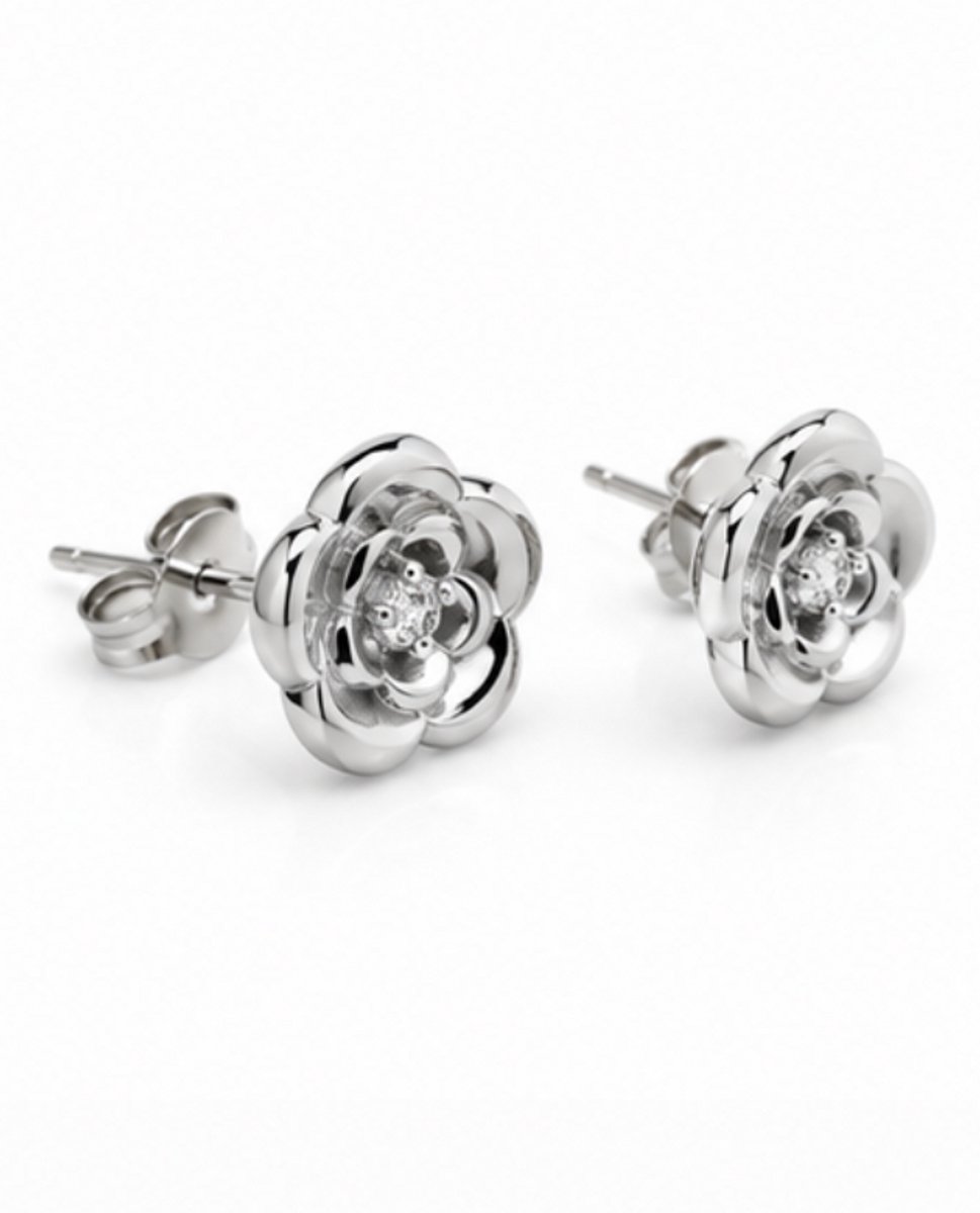 Oorbellen - Zilverkleurig - roestvrij staal - verguld - Sieraden - Oren - Vrouwen- verjaardag cadeau - cadeau - Schattige Oorbellen