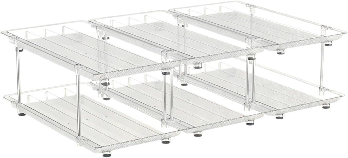 Blikjes Organizer - Drank Organizer - Koelkast Opslag - Automatisch Uitgiftend - Tot 16 Blikjes - Transparant