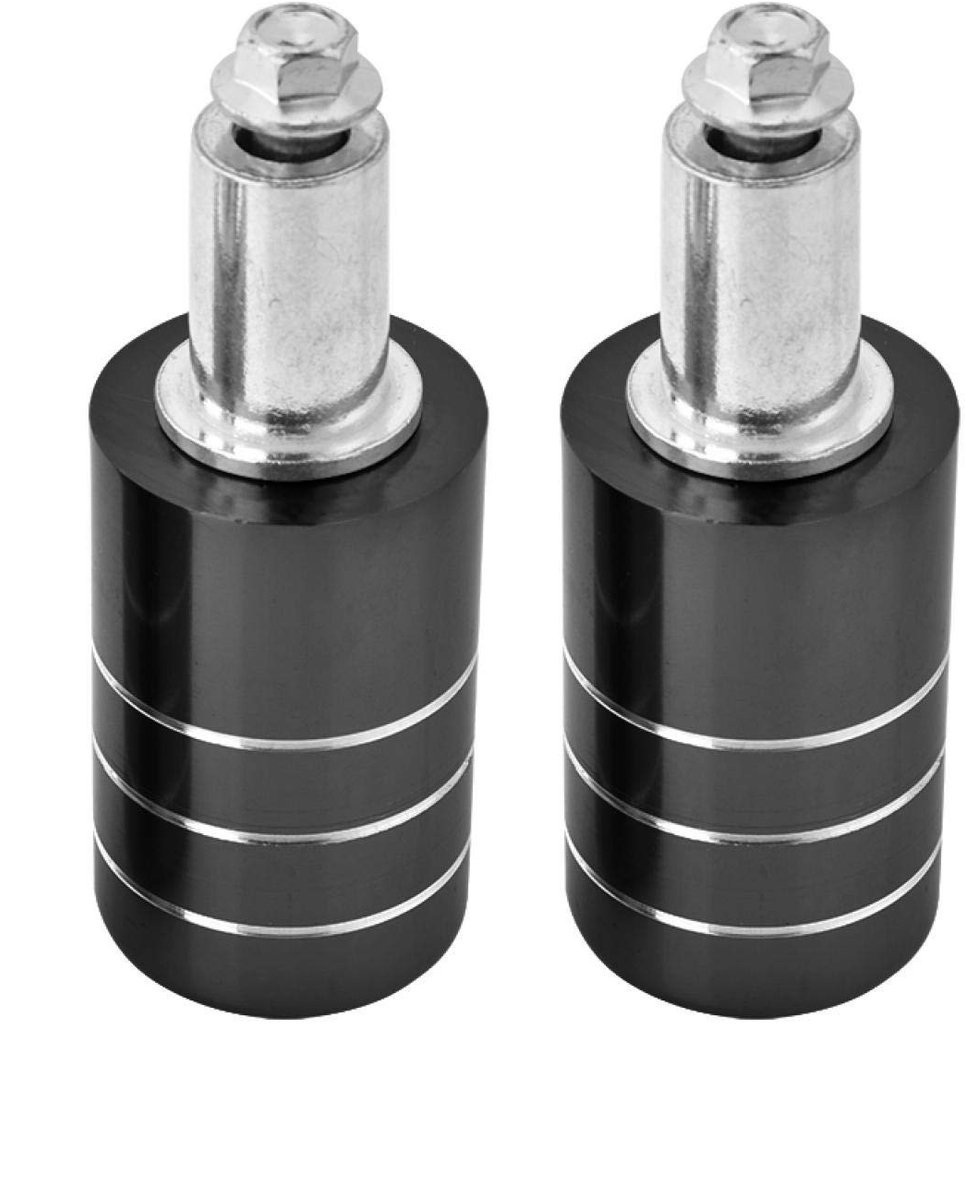 BRENZOOS - Motorfiets Frame Sliders - Bescherming tegen Val en Schade (Zwart)