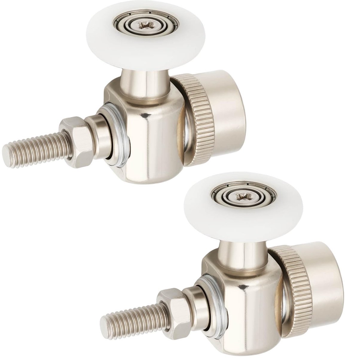 BRENZOOS- Douchedeur Rollers 25mm - Vervangingspakket 2 Stuks - Duurzame Constructie - Stil en Glad - Eenvoudige Installatie - Precisie Passend - Douchedeur Wielen