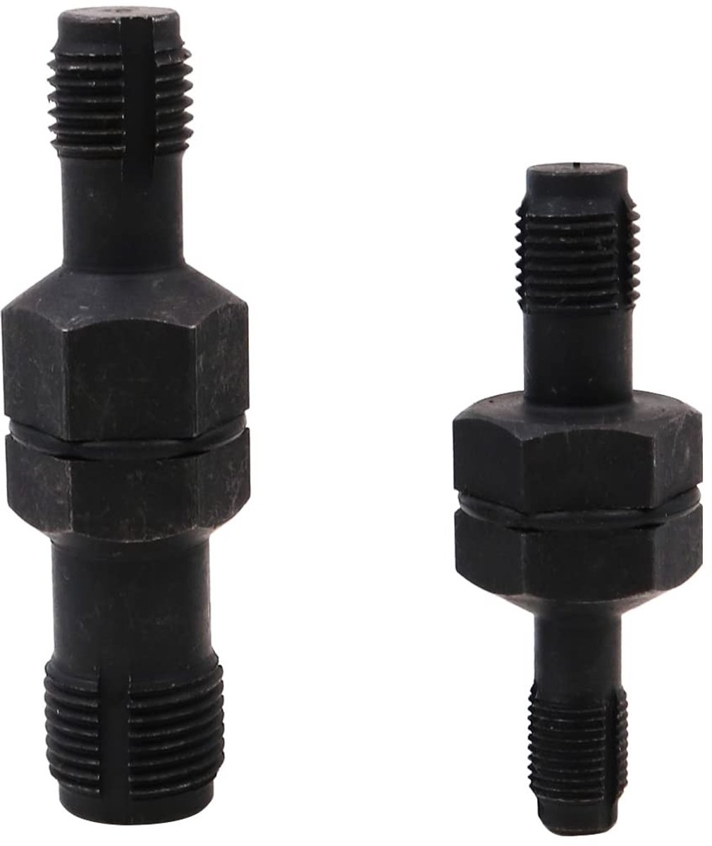 BRENZOOS- Draad Reparatie Kits - Bougie Draad Chaser - Schroefdraad Reparatieset - M10 x 1.0/M12 x 1.25/M14 x 1.5/M18 x 1.5 - Gehard Koolstofstaal - Voor het Repareren van Beschadigde Bougiepoorten
