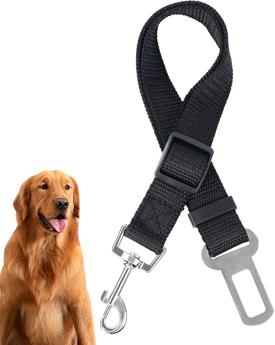 Verstelbare Honden Autogordel - Veiligheidsriem voor Huisdieren - Geschikt voor Katten en Honden - Universeel Formaat