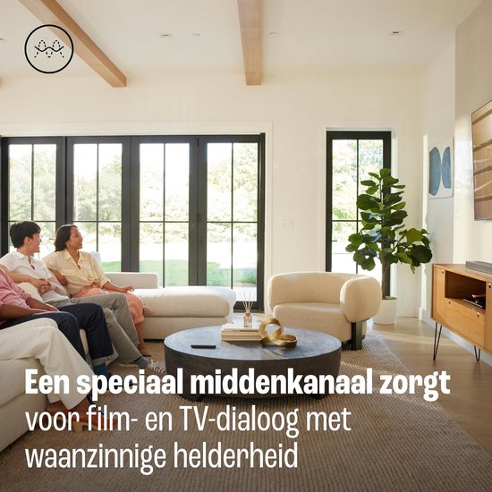 Soundbar met Subwoofer - Home Cinema - Film Kijken - Draadloze Bas - 250W Vermogen - Zwart — afbeelding 5