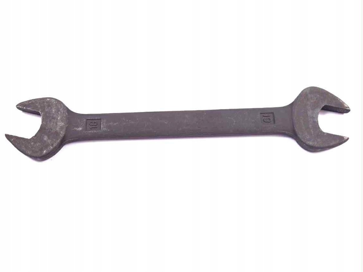 Dubbele platte sleutel 19x18 mm - Sterk gereedschap