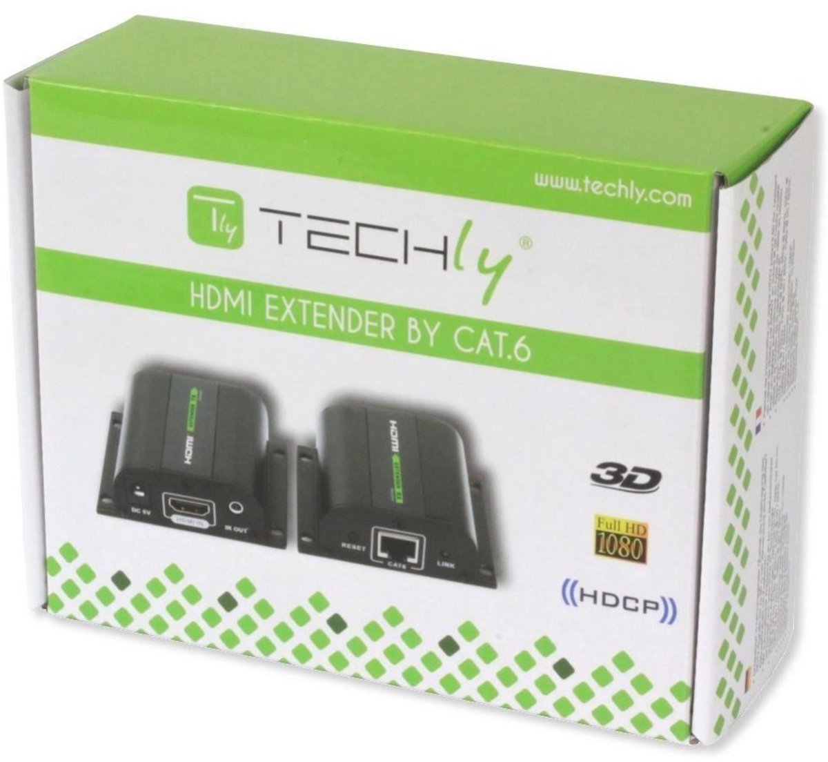 TECHly HDMI Extender 60m met 3D Ondersteuning - afbeelding 3