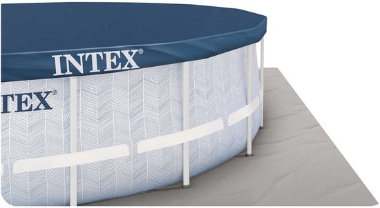 Intex - 26746NP - Kit piscine chevron rond ø 4,88x 1,22m