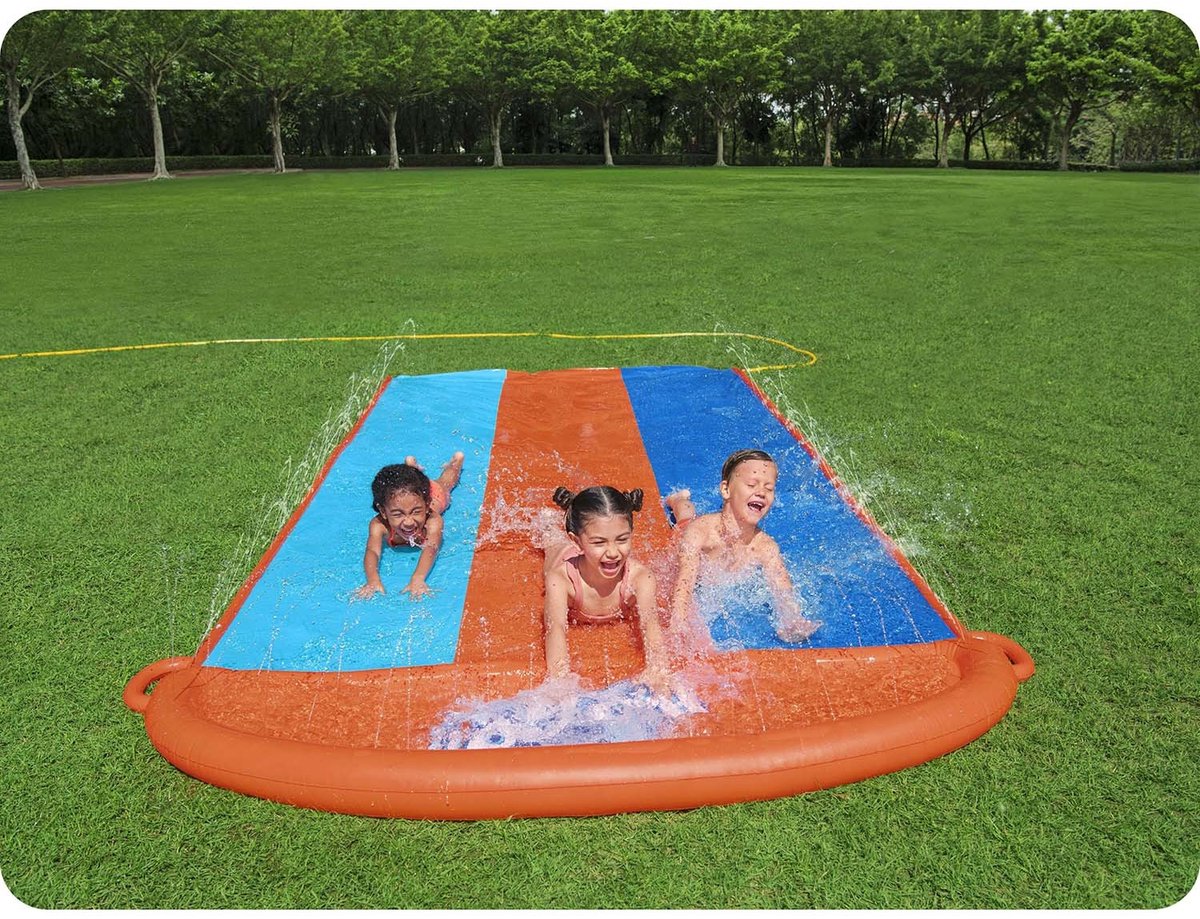 Bestway H2OGO triple waterglijbaan 488 cm — afbeelding 3