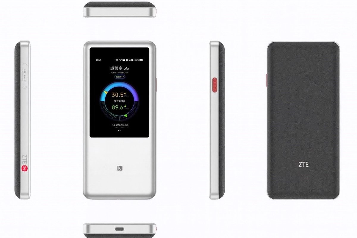 ZTE U60 - MU5251D - 5G MiFi 5G Mobiele WiFi 7 Hotspot