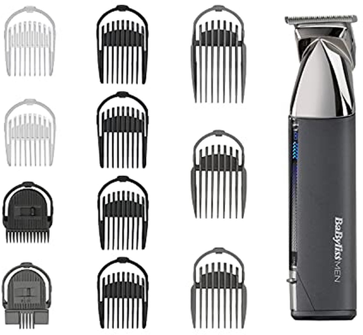 Multi Trimmer Set - Grooming Kit - Persoonlijke Verzorging - 15-in-1 Functionaliteit - 5 Uur Draadloos - Metaal Grijs