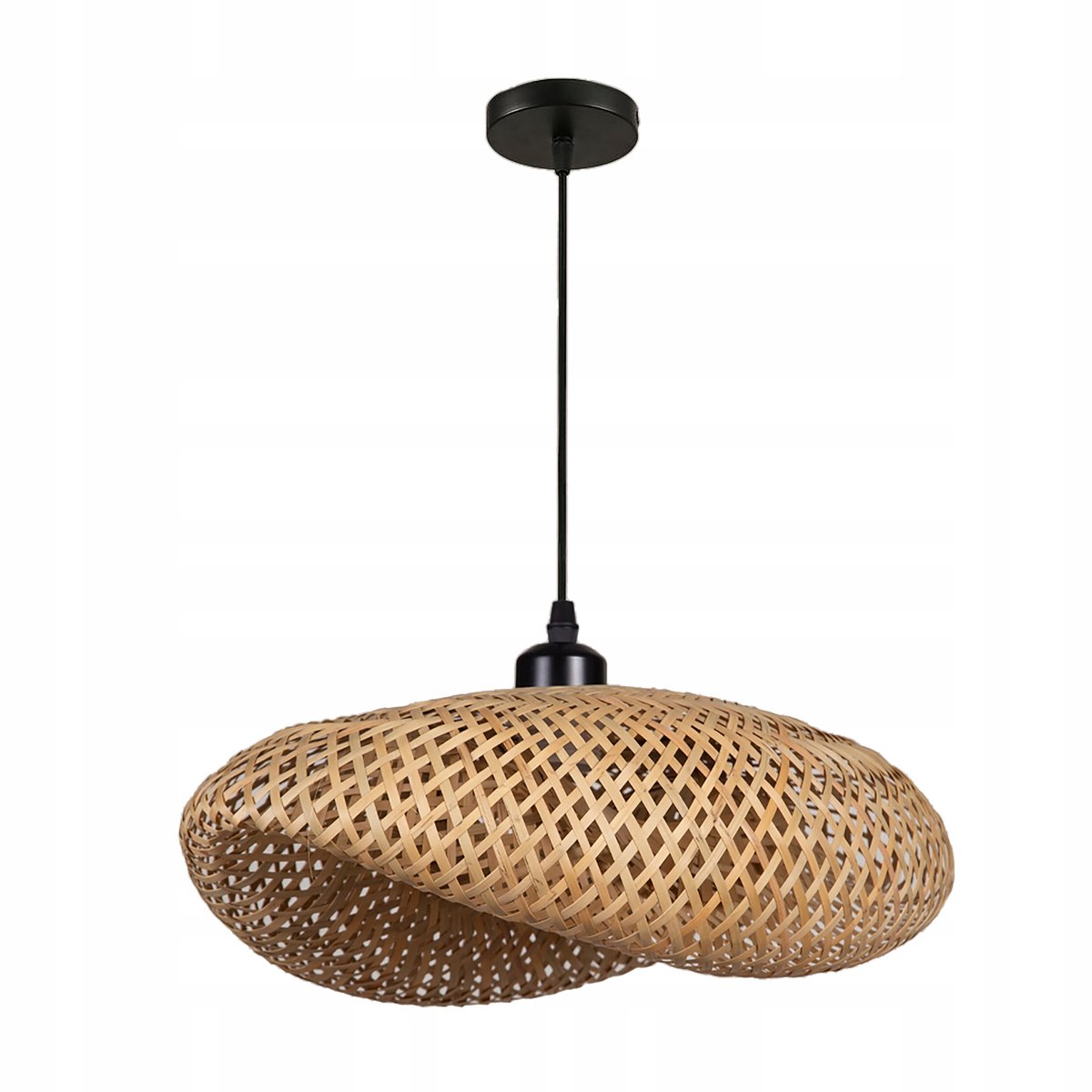 BALI hanglamp bamboe E27, 40cm breed, Boho stijl