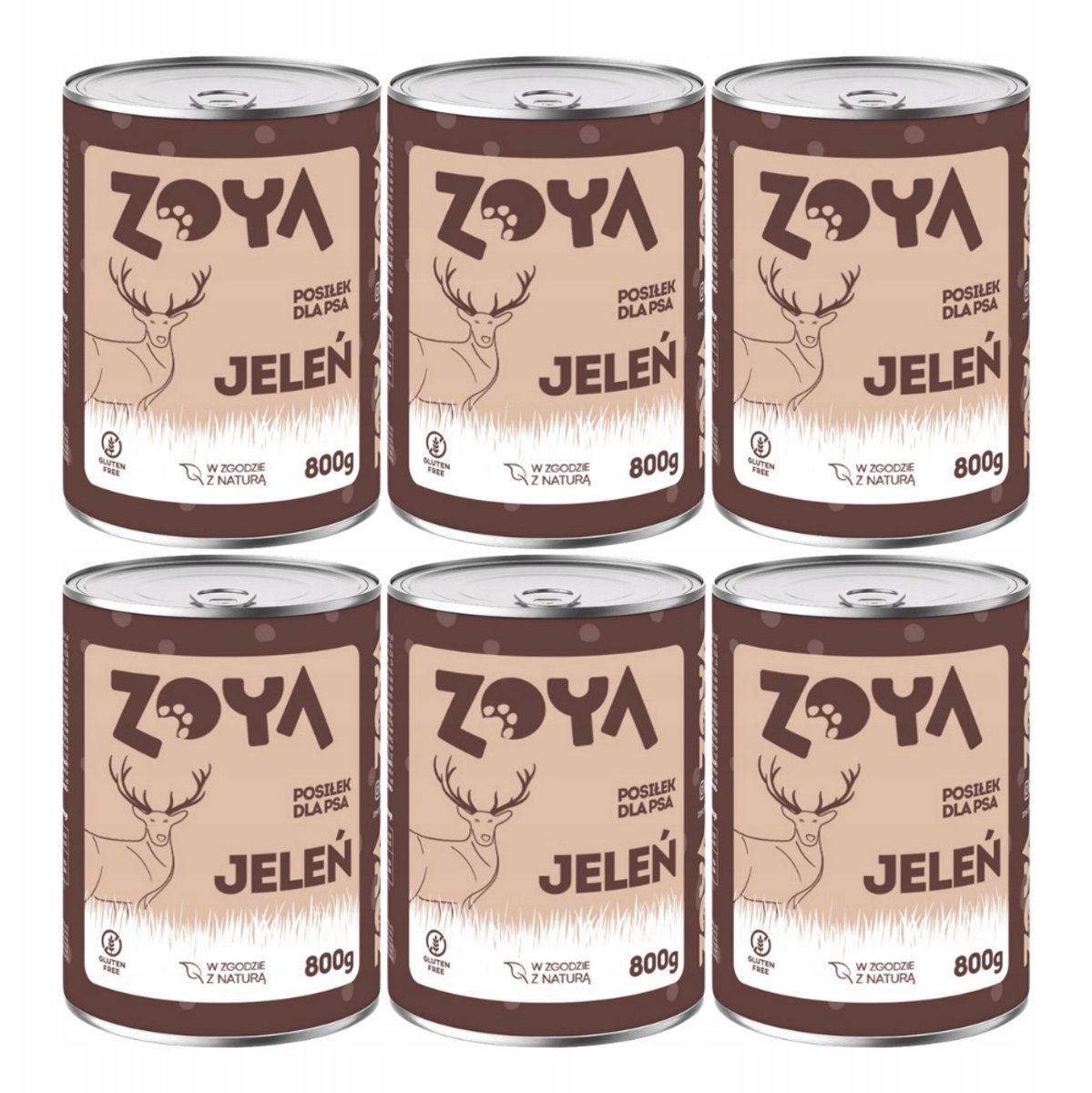 Zoya Zoya Jeleń - Natvoer voor Honden - Hypoallergeen - Graanvrij - Met Elandvlees