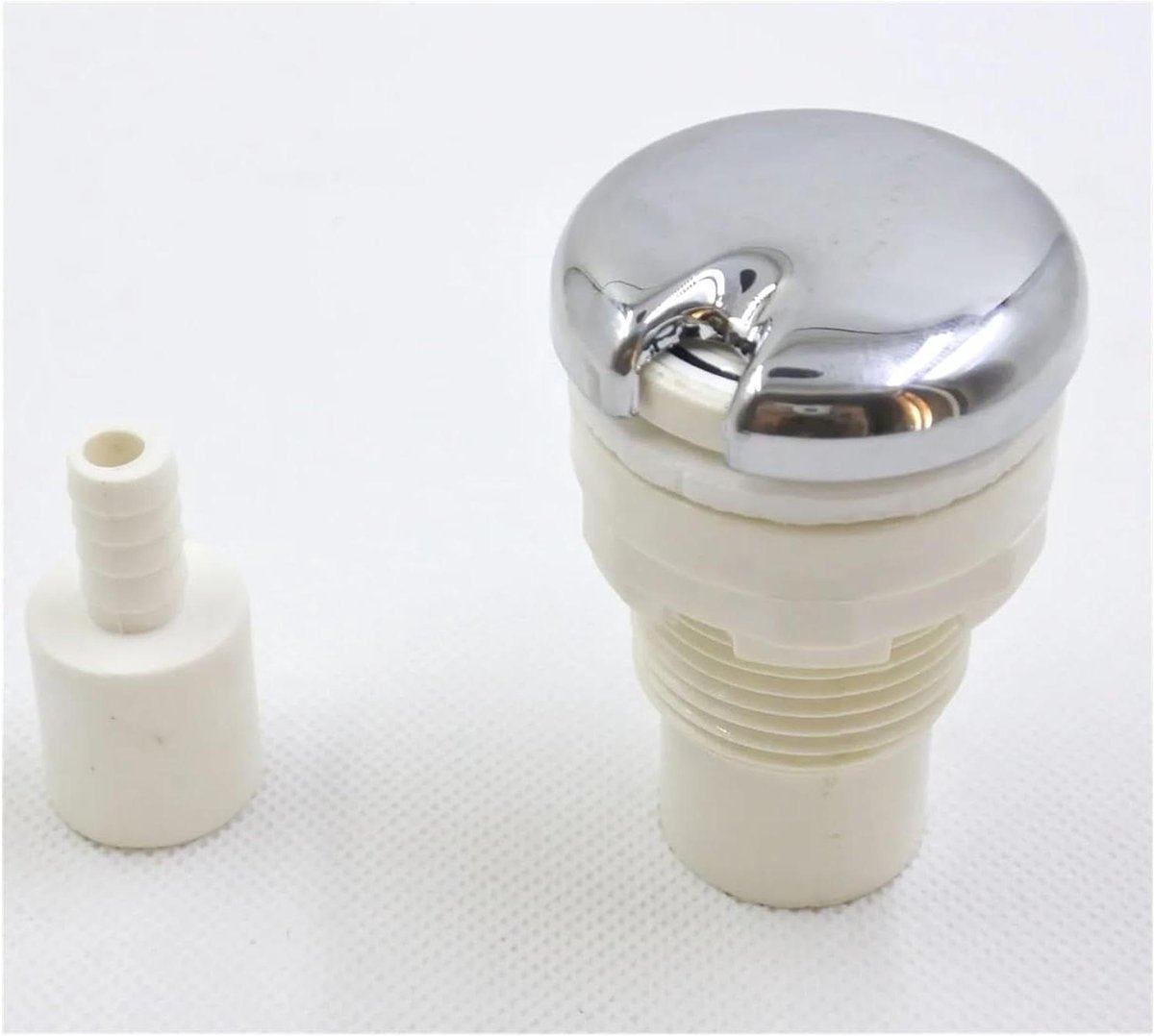 Badkamer Ventilatie - Luchtregelaar Knop - Bad Ontluchting - Verchroomde Afwerking - 2.54 cm - Chroom