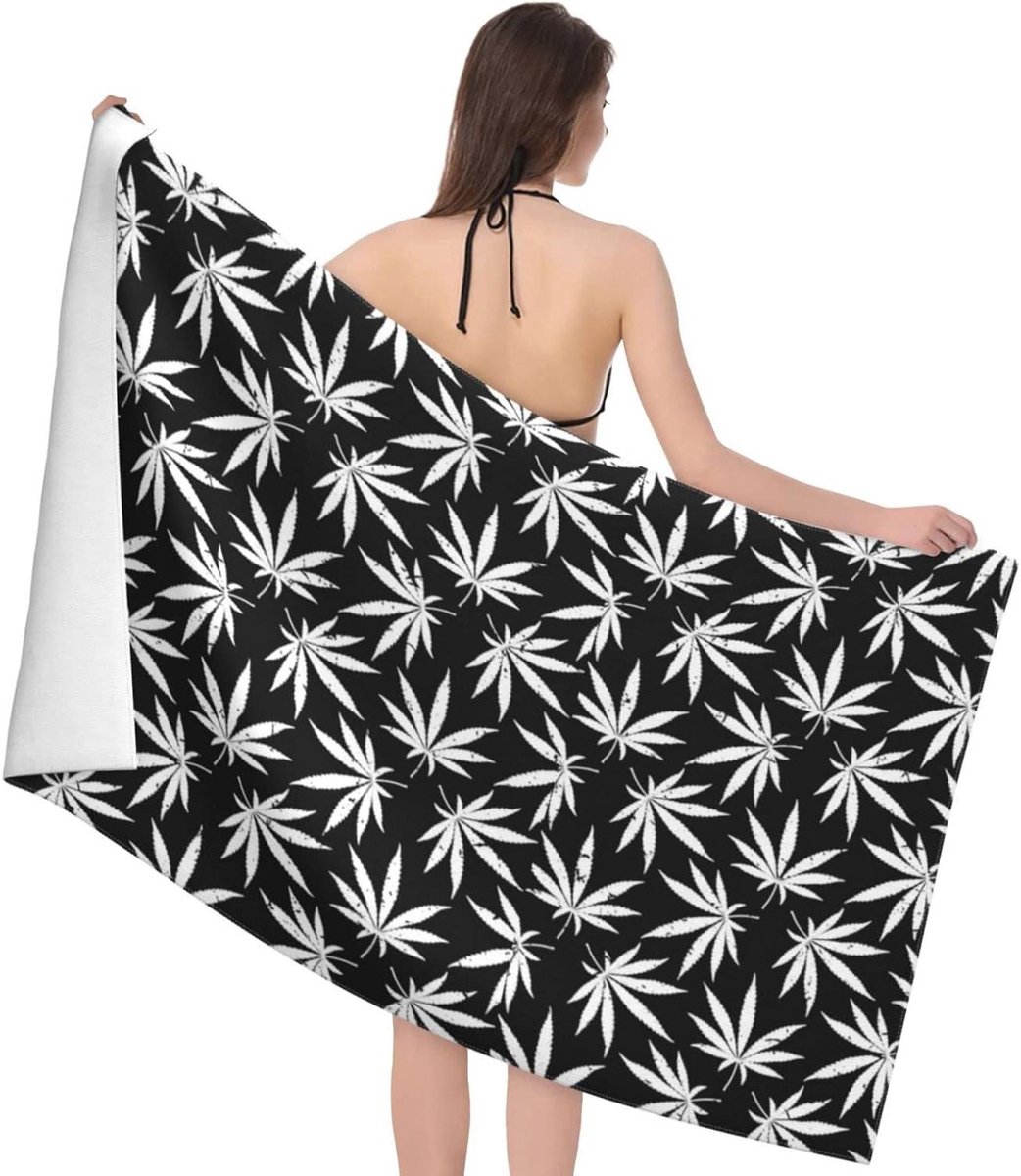 Sneldrogende Handdoek - Microfiber Doek - Reizen en Sport - Ultra Absorberend - 80x130 cm - Vintage Wit
