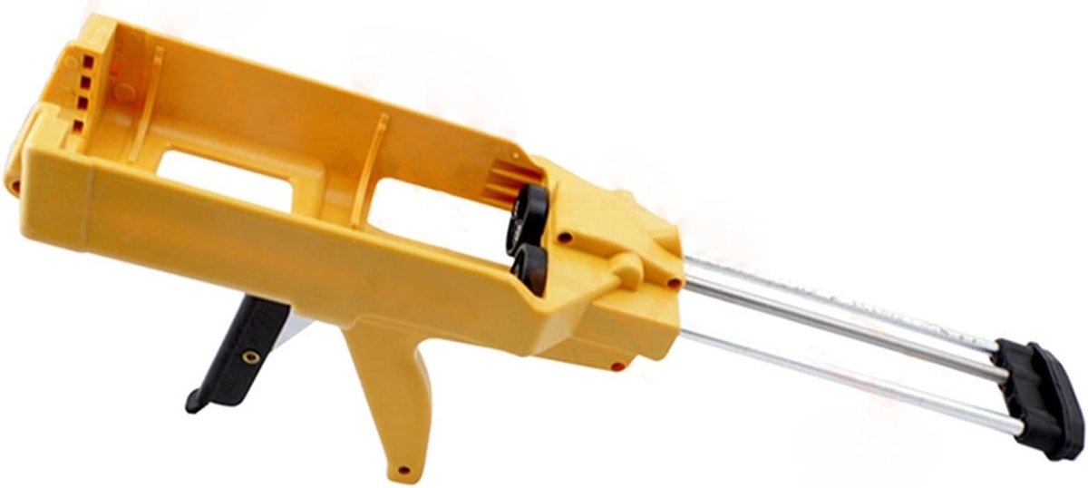 Kitpistool - Dubbele afdichtingsdispenser - Kit aanbrengen - Tweecomponenten mengen - 400ml patronen - Geel