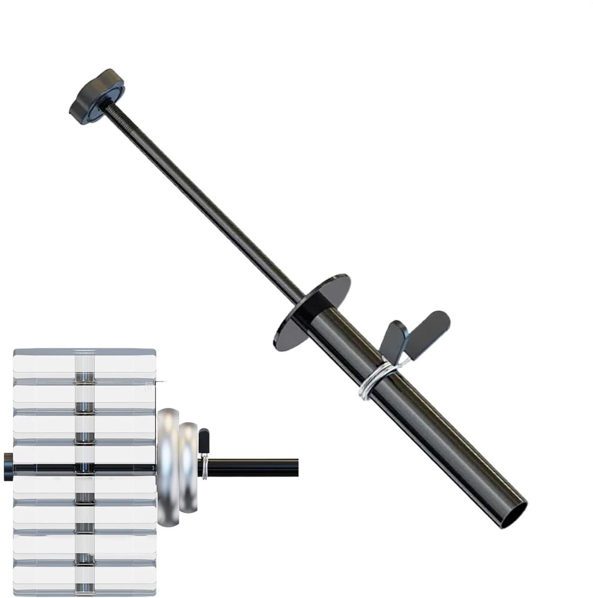 Gewichtstapel Pin - Fitness Extender - Gewichtsaanpassing - Duurzaam Staal - 200 mm Dikte - Zilver