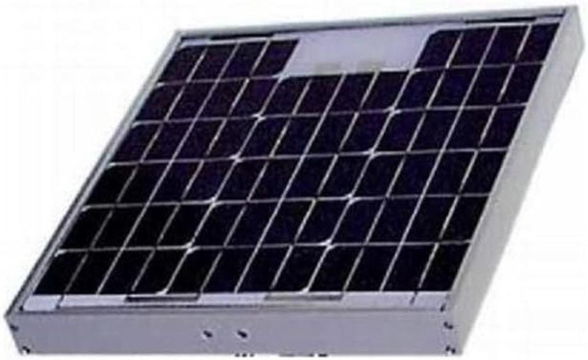 Zonnepaneel - Zonne-energie - Omheining Voeden - Milieuvriendelijke Energie - 5 Watt - Zwart