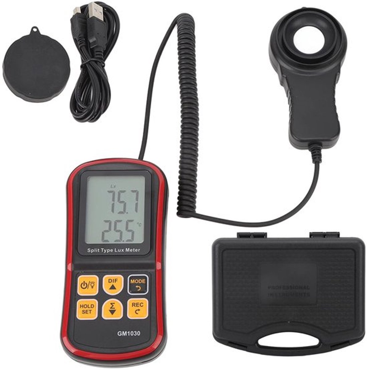 Allecto - Draagbare Lichtmeter - Digitale Verlichtingsmeter - Hoge