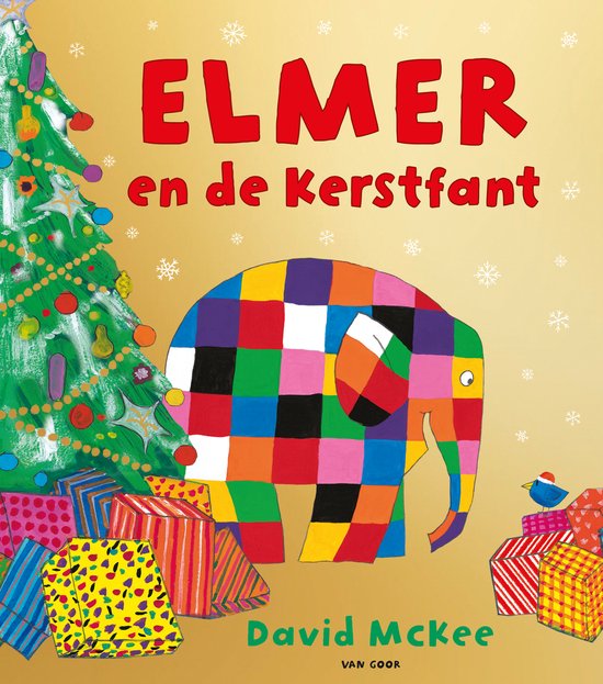 Elmer - Elmer en de Kerstfant - kartonboek