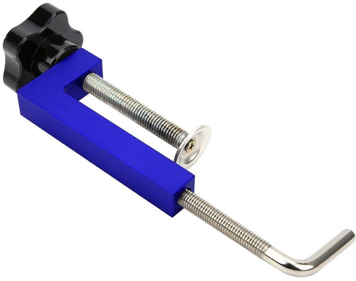Dailygoods - Houtbewerking Vaste Klemmen - Regelbare G-Klem - Handbediend Hulpmiddel - Blauw - Klembereik 35-160mm - Geschikt voor Meest Houtwerk - Al...