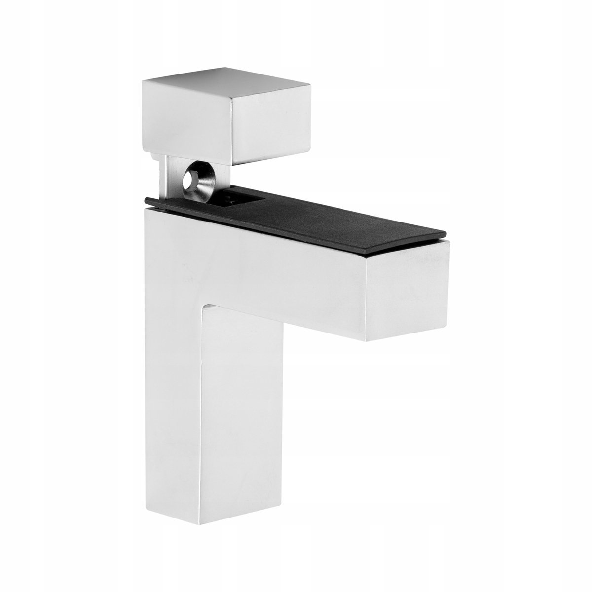 Glazen Plaat Houder Mat Chroom - MP006