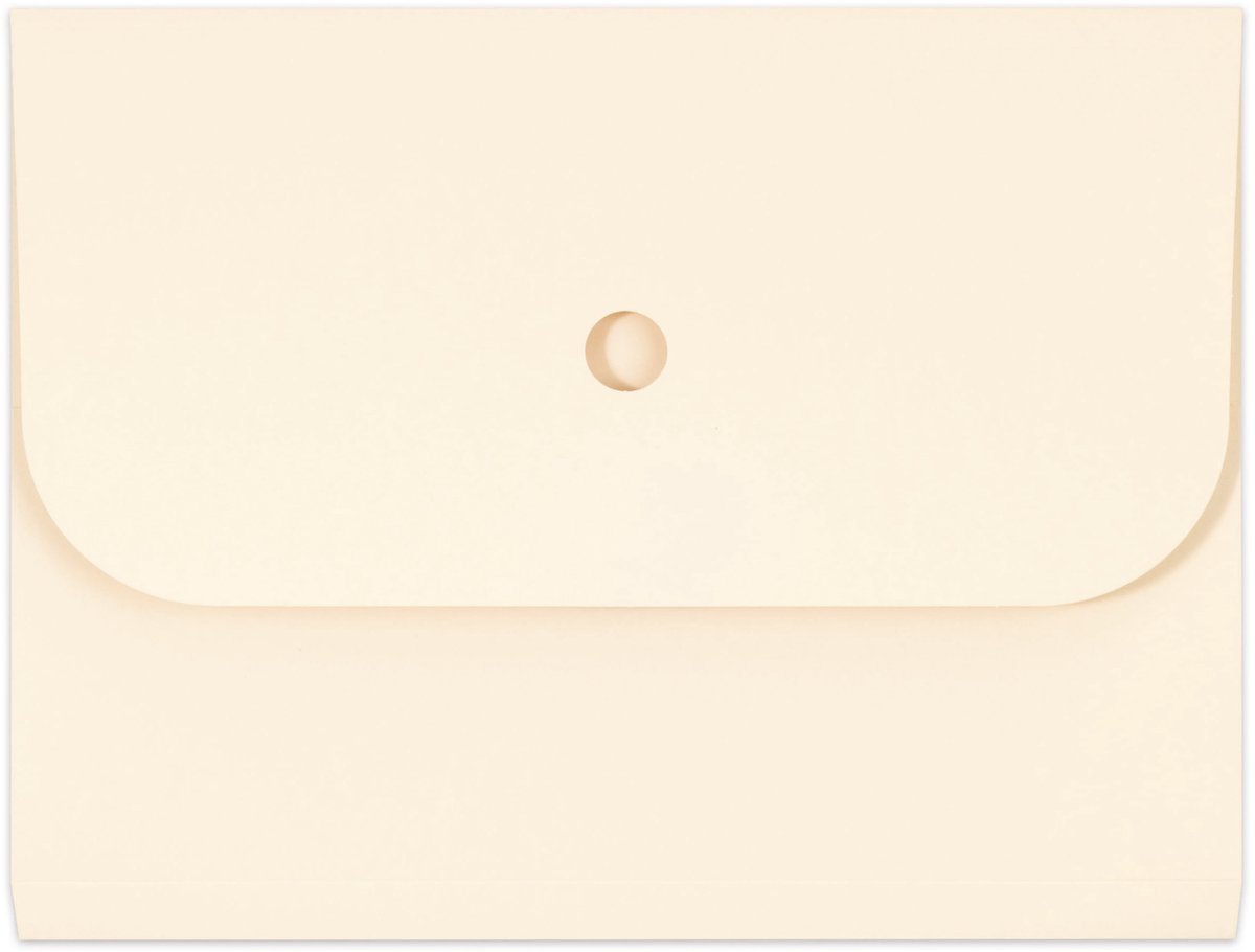 Elco Forte organisatiemap beige met klep en balg 25 stuks - EO-29494-41