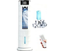 Mobiele Airco - Persoonlijke Koeler - Ruimte Koelen - 3-in-1 Functie - 800 ml Tank - Wit