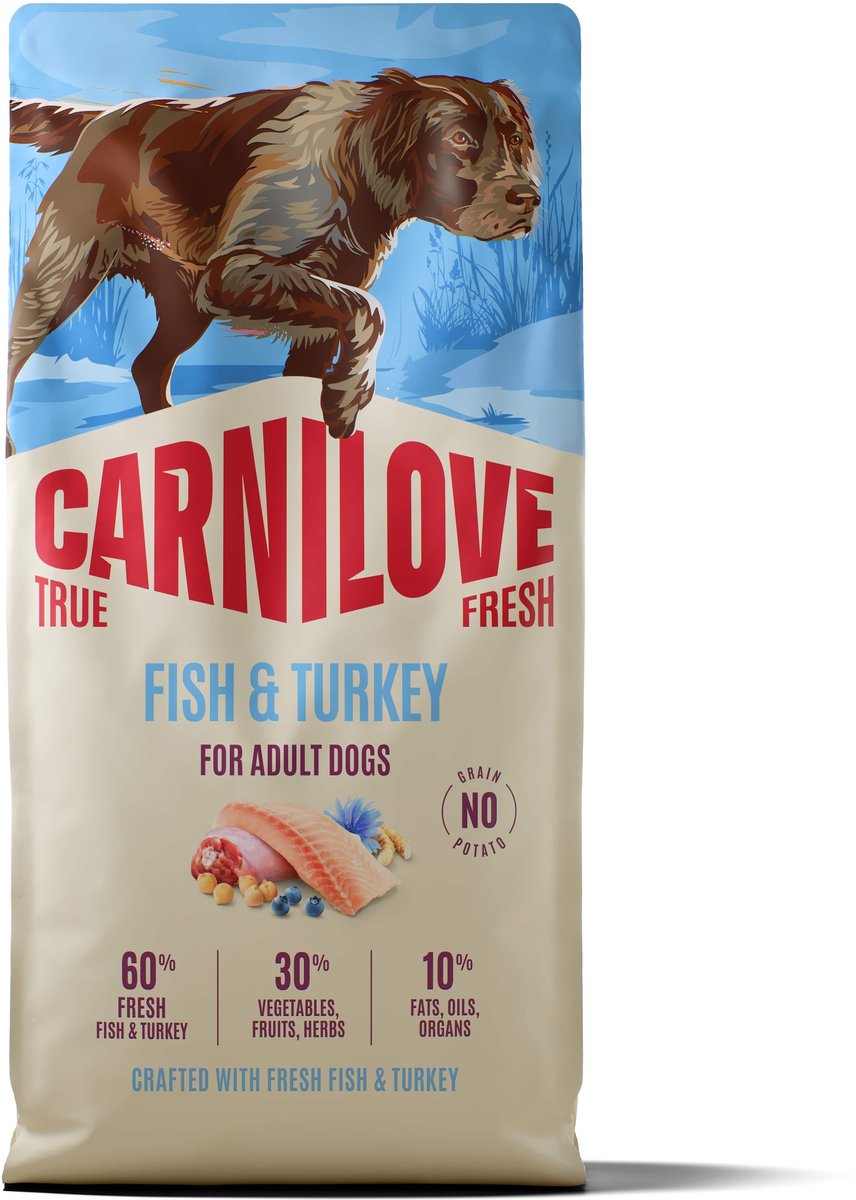 Carnilove 12 kg Carnilove true fresh adult all breeds fish / turkey hondenvoer