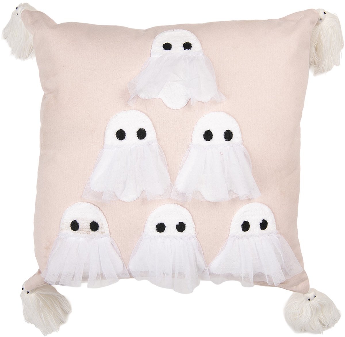 Clayre & Eef Sierkussen Overig 40x40 cm Roze Polyester Herfst decoratie