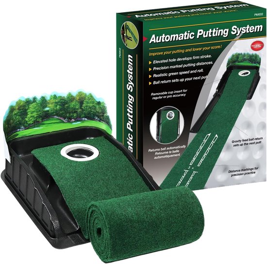 Putting Mat Golf - Golfmat Oefen - Golf Putting Trainer - Golf Accessoires - Indoor Golf - Draagbare - Simuleert een Echte Putter — afbeelding 3