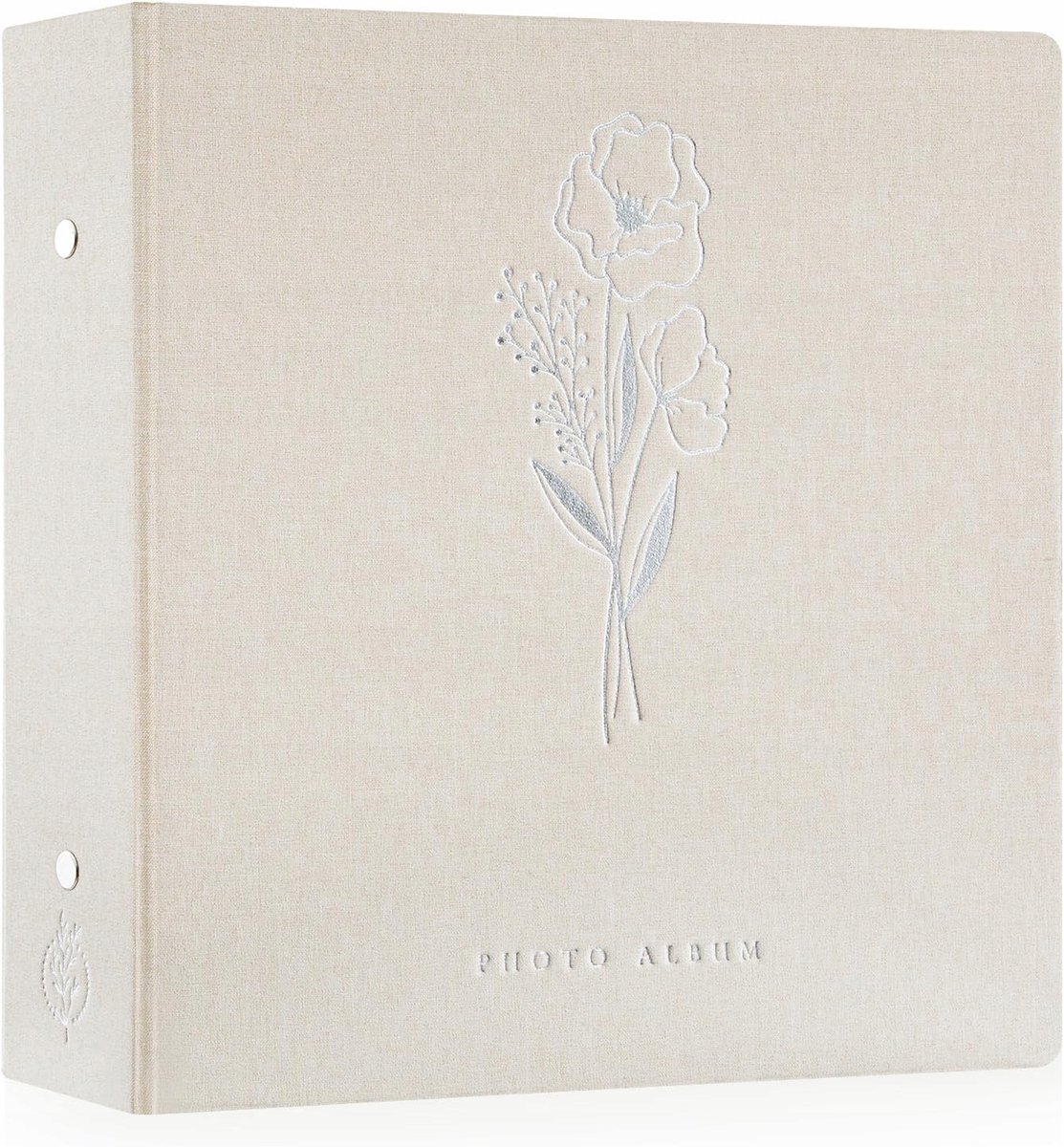 Linnen Fotoalbum XL - 600 foto's, 11,5x15 cm, Beige