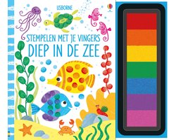 Stempelen met je vingers 1 - Stempelen met je vingers Diep in de zee
