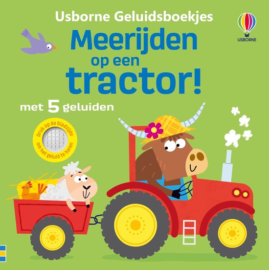 Usborne Geluidsboekjes 1 - Meerijden op een tractor! - cover