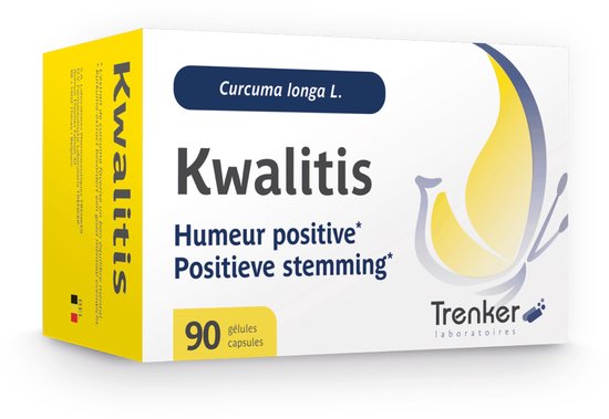 Kwalitis, 90 capsules voor positieve stemming, met Curcuma longa L.