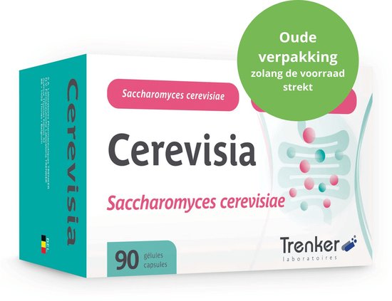 Cerevisia Saccharomyces cerevisiae doos met 90 capsules. Trenker.