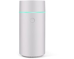 Mini Luchtbevochtiger - Draagbare Aroma Diffuser voor Essentiële Olie - Stille Verstuiver voor Slaapkamer en Auto - Compacte Luchtbevochtiger met Spray Functie - USB-Aangedreven Vernevelaar voor Thuis en Onderweg- Wit