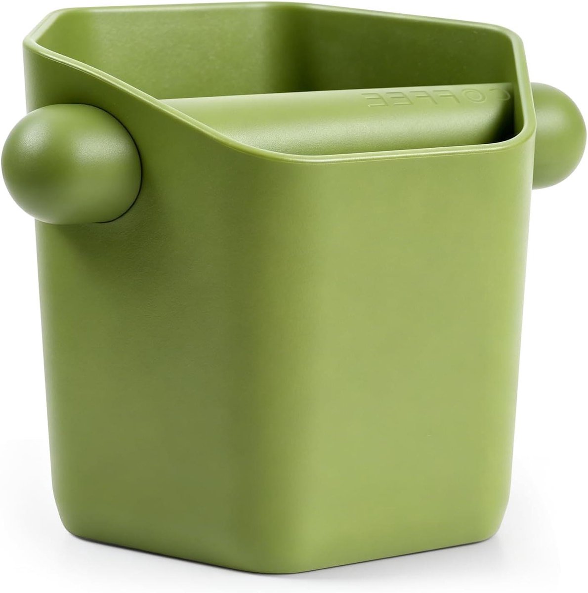 Afklopcontainer Koffie - Koffieklopbox - Espresso Bereiden - Schokdempend Ontwerp - Compact Formaat - Groen