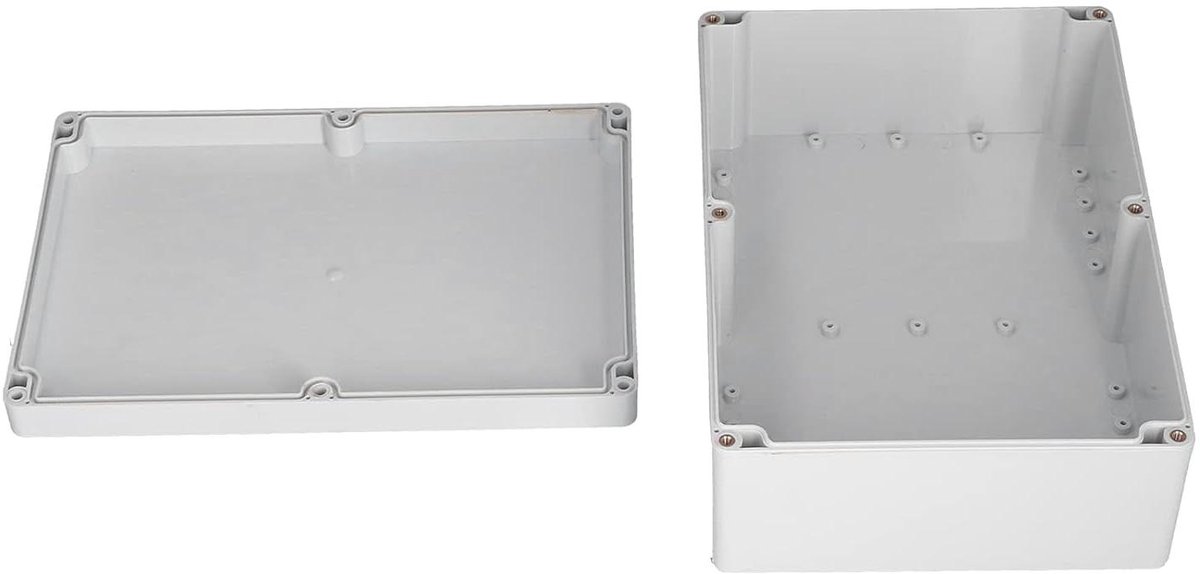 Elektrische Aansluitkast - Voedingskast ABS - Bedrading Organiseren - Vlamvertragend IP65 - 263 x 185 x 95mm - Grijs