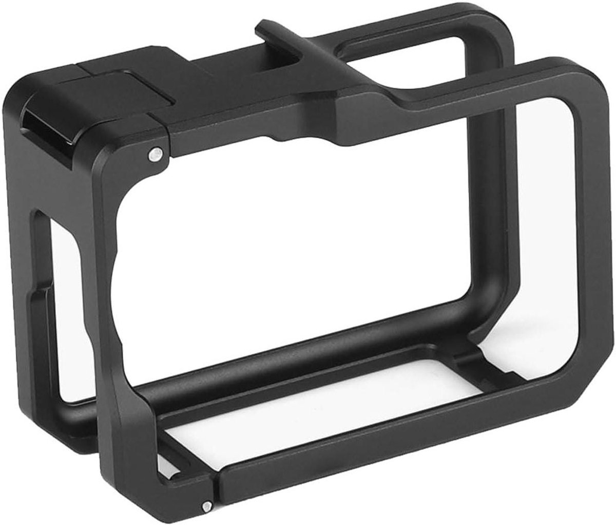 Metalen Camerakooi - Beschermend Frame - Maken van Content - Volledige Poorttoegang - 8 x 6 x 3 cm - Zwart