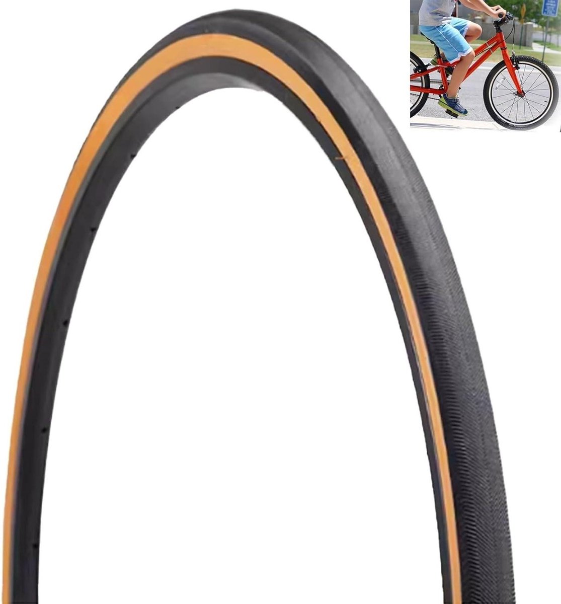 Fietsband Vouwbaar - Buitenband Stad - Comfortabel Fietsen - Lichtgewicht Puncture Protection - 700x25c 700x28c - Bruin Zwart