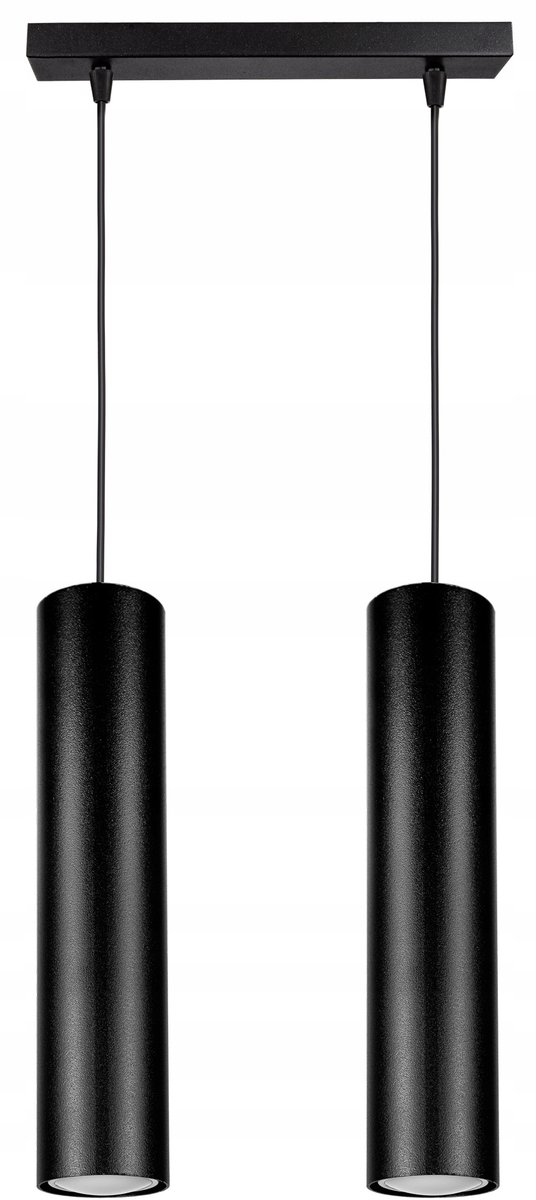 Moderne Zwarte Hanglamp Tuba GU10 - Stijlvolle Verlichting