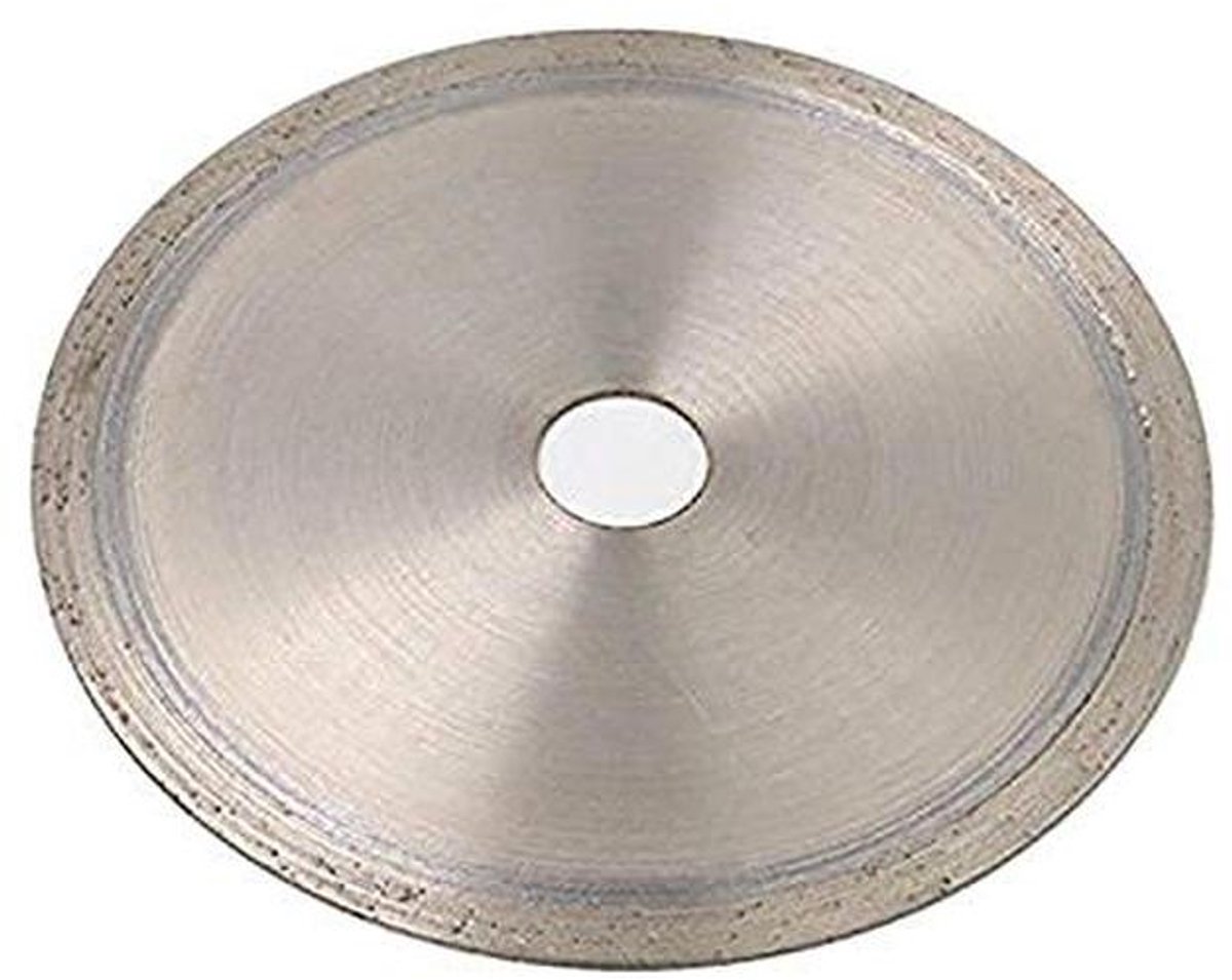Tandloze snijschijf - Zaagblad accessoire - Precisie slijpen - Slijtvast diamant - 150 mm - Zilver