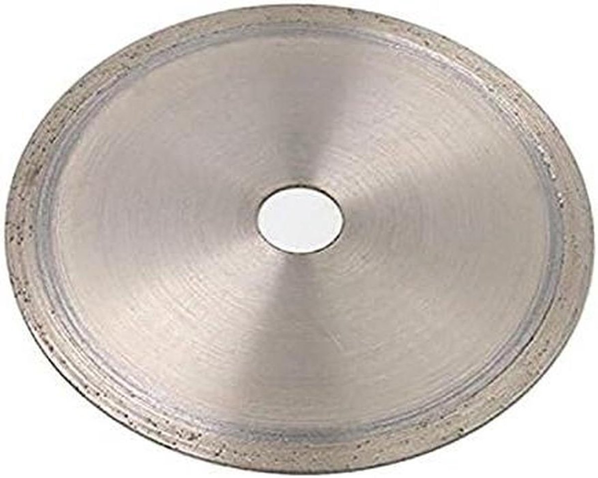 Tandloze slijpschijf - Diamant cirkelzaagblad - Precisie snijden - Hoogwaardige materialen - 110 x 20 x 1 mm - Zilver