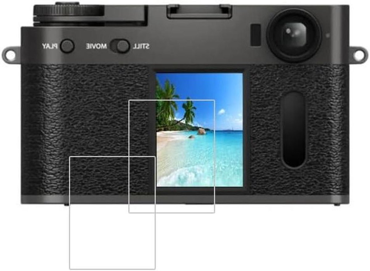 Displaybeschermer - Gehard glas - Camera scherm - 9H hardheid - 2 stuks - Transparant